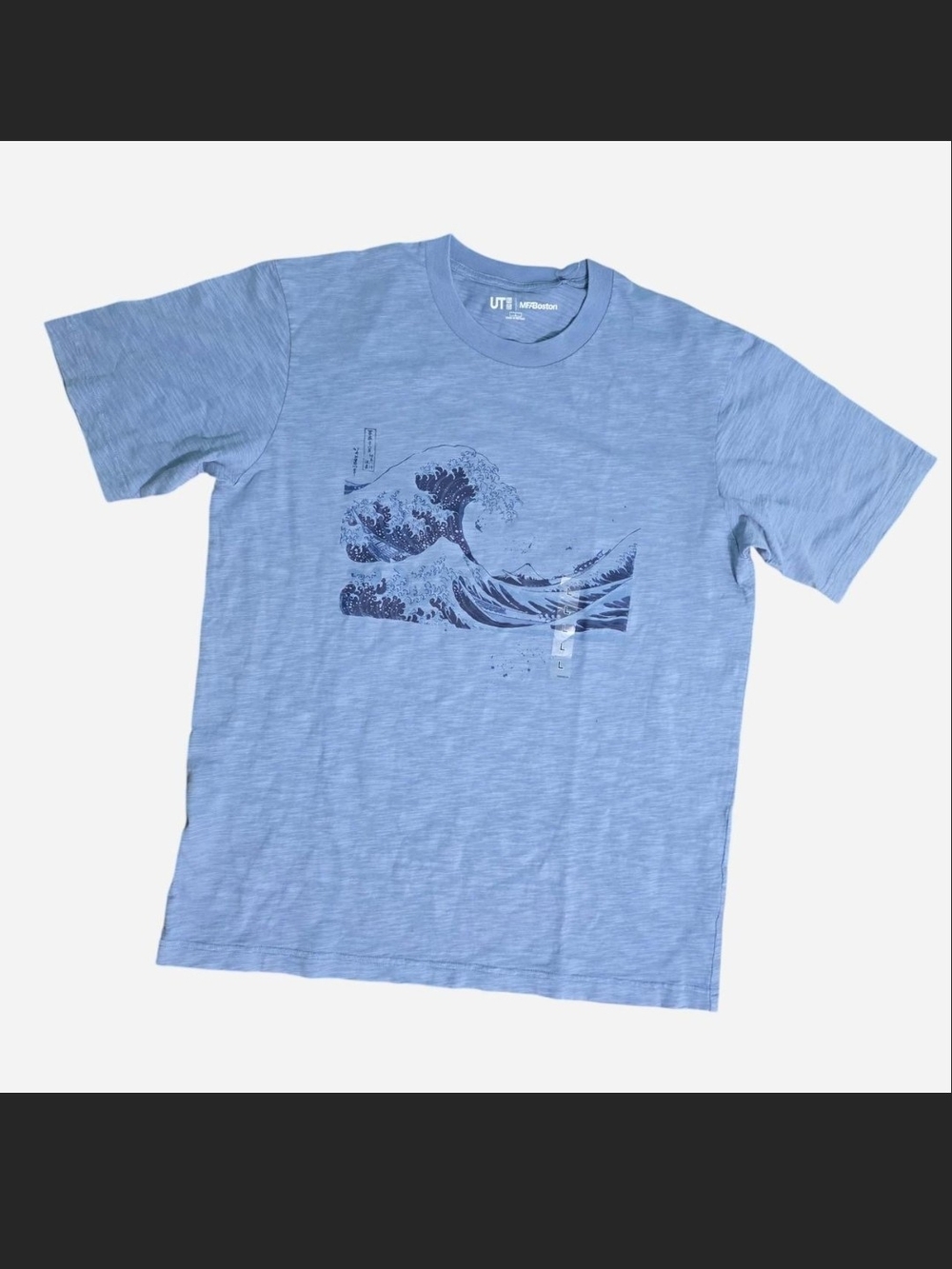 Uniqlo x MFA Boston Hokusai "The Great Wave" Graphic Tee Size Large NWT